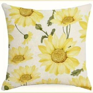 Pillows! Yellow Multi Flowers. Summer Theme #2 of 4. About 18x18 Hypoallergenic.